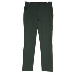 RIP CURL - MEN'S 31 - GREEN TAILORED POLYESTER BLEND PANTS